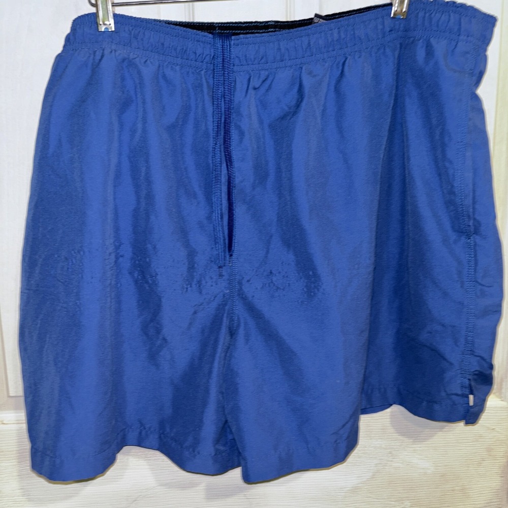 Puritan Swim Trunks  2XLMen's Navy Lined. Raised "bumps" Across Front